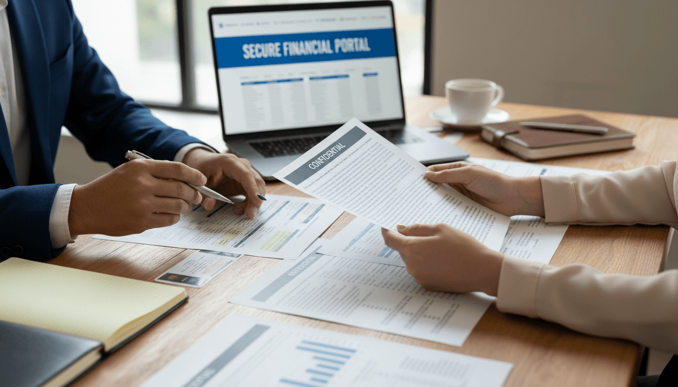 Legal documents and financial records being reviewed by professional hands