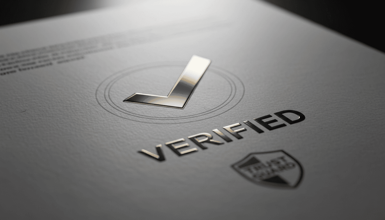 Verified legal protection and authentication seal